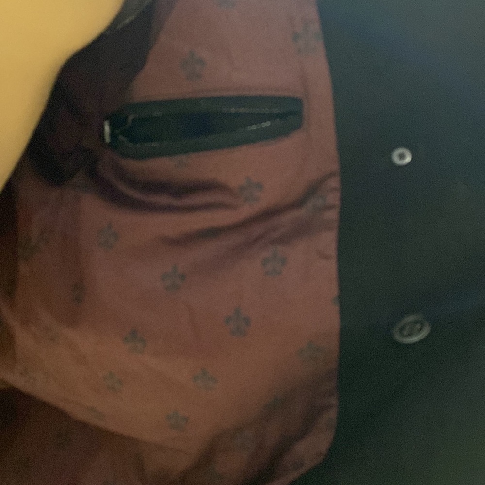 John Varvatos Black Goat Suede Jacket - Picture 8 of 10